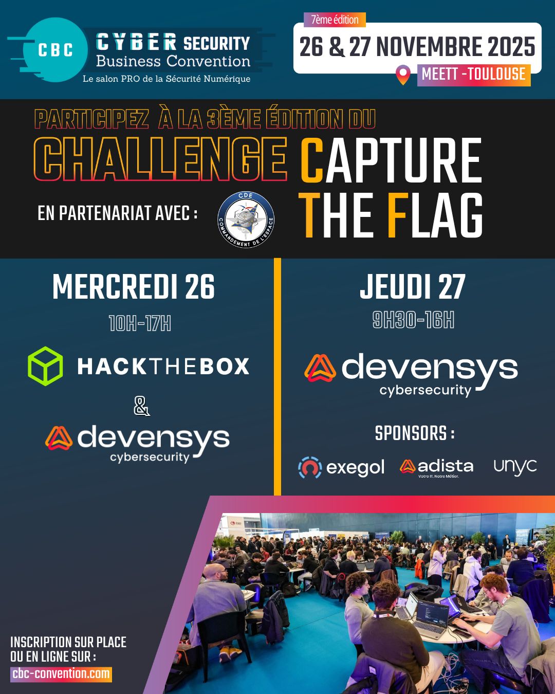 Flyer du salon CBC Toulouse 2025